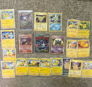 RESERVA LEY / 21 cartas Pikachu, Gyarados, Zapdos