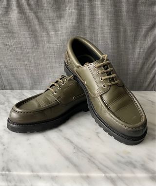 Mocasines Zara Verde Oliva Talla 40