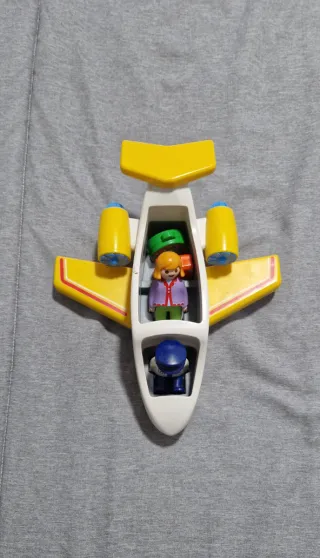 Avión Playmobil con figuras