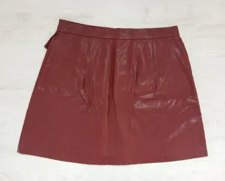 Minifalda polipiel Zara