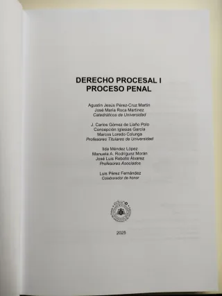 DERECHO PROCESAL I     PROCESO PENAL
