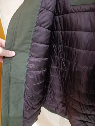 Parka Massimo Dutti Verde Oliva