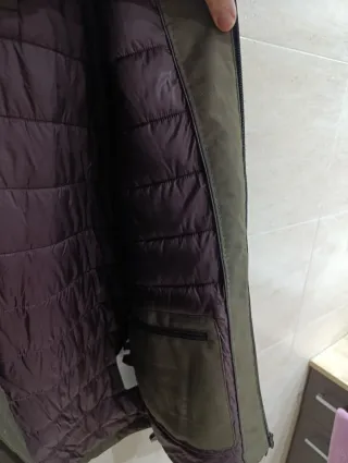 Parka Massimo Dutti Verde Oliva