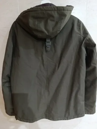 Parka Massimo Dutti Verde Oliva