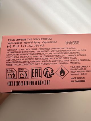 Caja Colonia TOUS Love Me 50ml