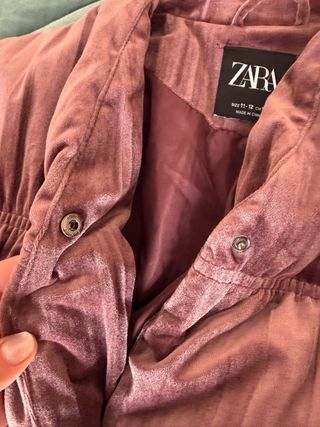 Cazadora ZARA niña rosa morada