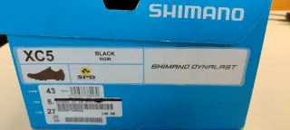 Zapatillas Shimano XC5 Talla 43, sin estrenar.