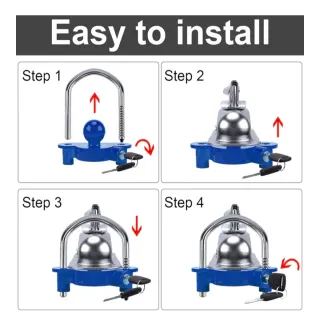 Antirrobo para remolque azul