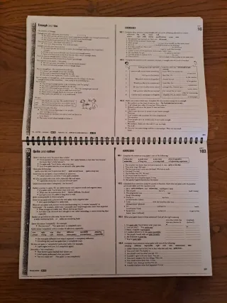 Ejercicios de gramática en inglés