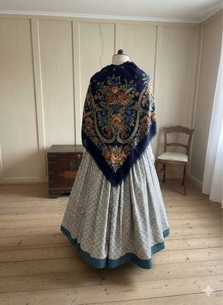 Traje Baturra Negro Multicolor Talla Única