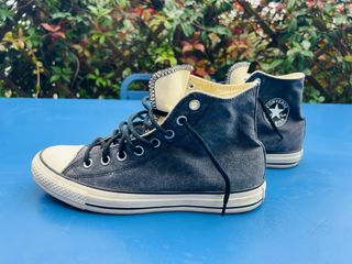 Converse All Star Tela Grigio Bianco come nuove