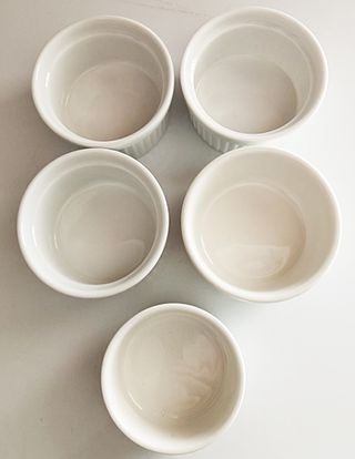 5 Pirottini Ceramica Bianca