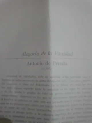 REGALO Alegoría de la Vanidad - Pintura