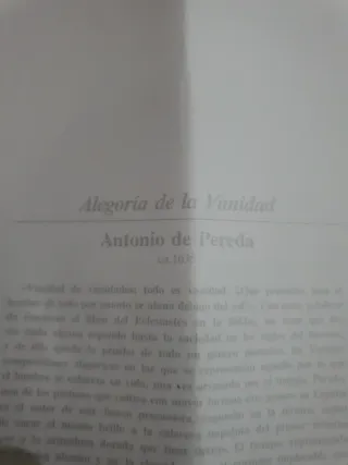 REGALO Alegoría de la Vanidad - Pintura