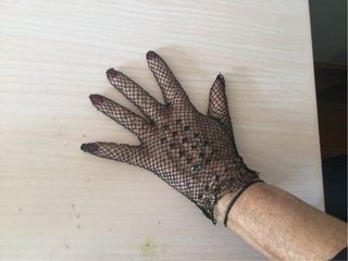 Guantes de rejilla vintage