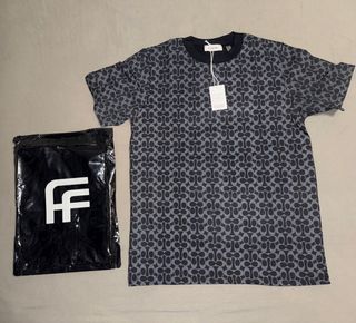 Camiseta Coach Estampado Monograma Negra