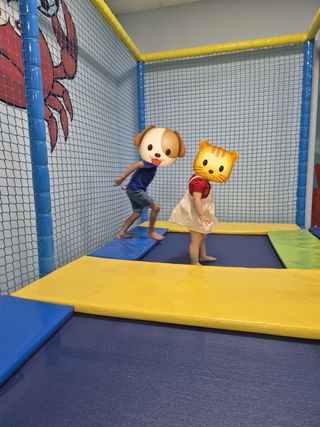 Parque de bolas para fiestas infantiles