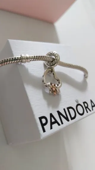 Charm Pandora Un Corazón lleno de Corazones.