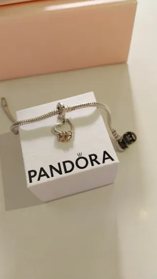 Charm Pandora Un Corazón lleno de Corazones.