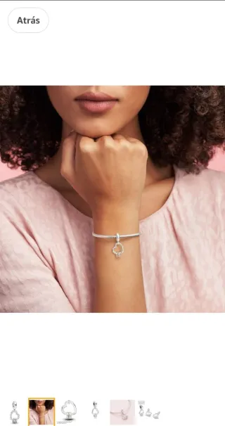 Charm Pandora Un Corazón lleno de Corazones.