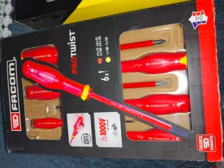 2 Juegos Destornilladores Facom y Stanley x6