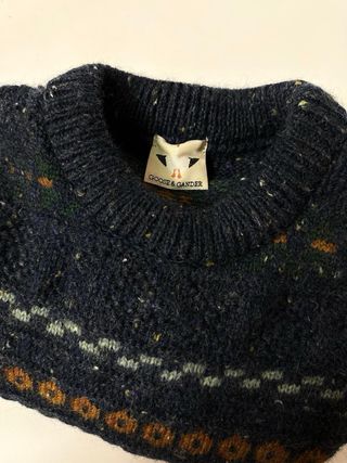 Maglione Stile Nordico 100% Lana Vergine