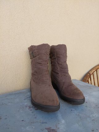 Stivaletti invernali marroni morbidi