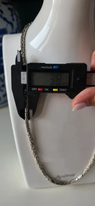 Collar Cordon Plata Ley Bizantina