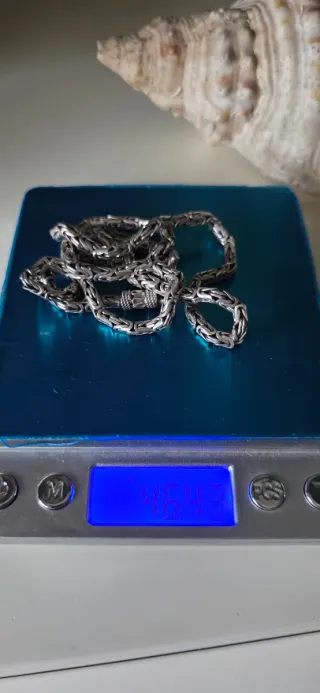 Collar Cordon Plata Ley Bizantina