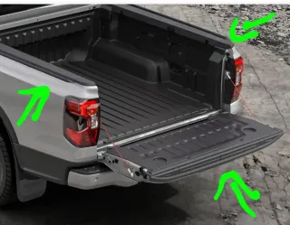 Ford Ranger Cubierta protectora de caja y portón