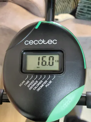 Bicicleta Estática Plegable con Respaldo