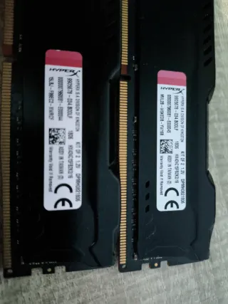 2x 8GB DDR4 HyperX Fury RAM