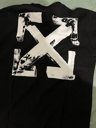 T-shirt Off-White nera nuova taglia M