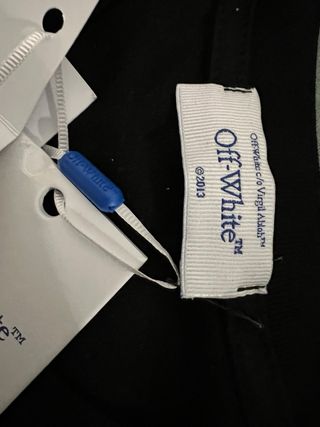 T-shirt Off-White nera nuova taglia M