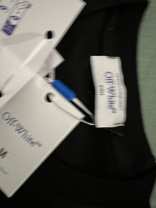 T-shirt Off-White nera nuova taglia M