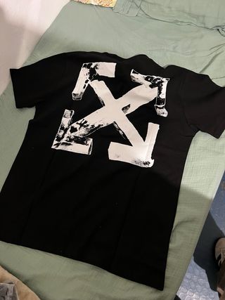 T-shirt Off-White nera nuova taglia M
