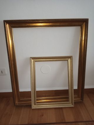 Lote 2 Marcos Dorados Madera Grandes
