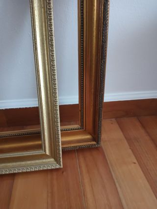 Lote 2 Marcos Dorados Madera Grandes