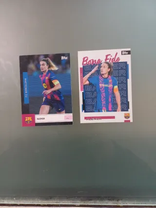2 Tarjetas Alexia Putellas FC Barcelona Topps