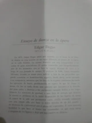 Edgar Degas - Pintura de Ballet