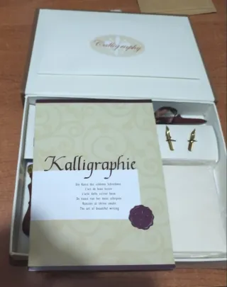Set Calligrafia Penna, Inchiostro, Carta