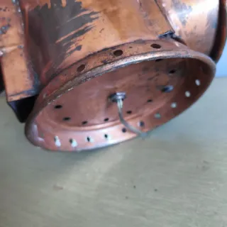 Faro de ferrocarril antiguo también lampara