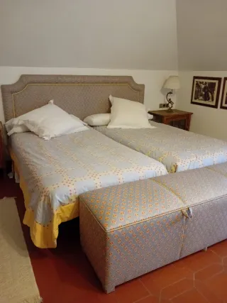 Dormitorio 2 camas de 105, arcón y cabecero