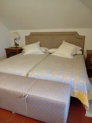 Dormitorio 2 camas de 105, arcón y cabecero