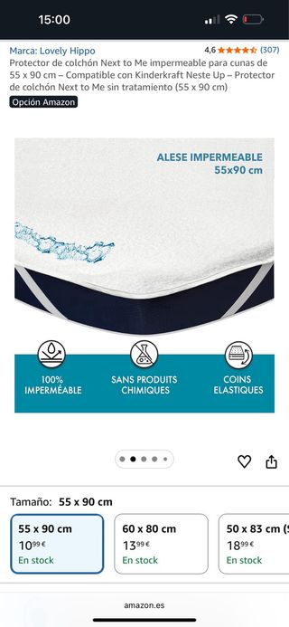 Cuna colecho Momi beige