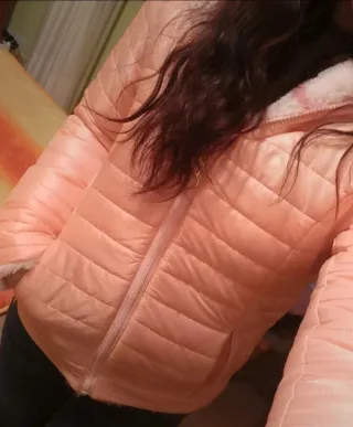 Giacca donna double-face rosa