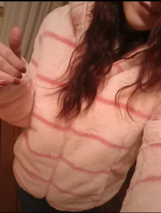 Giacca donna double-face rosa