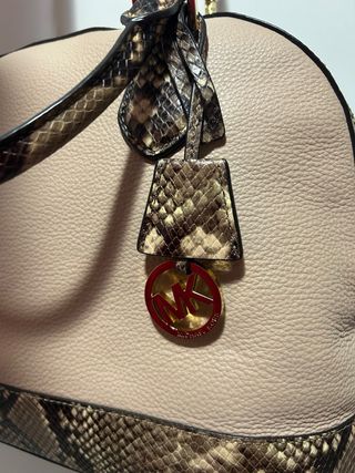 Bolso Michael Kors Rosa Piel Serpiente