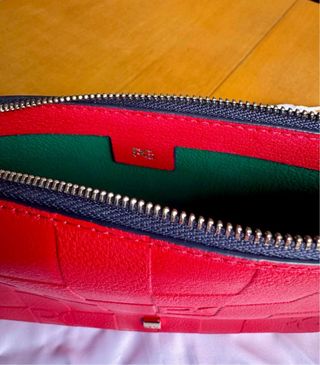 Bolso Piel Rojo Purificación García