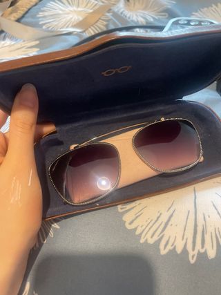 Funda para gafas de sol brillante